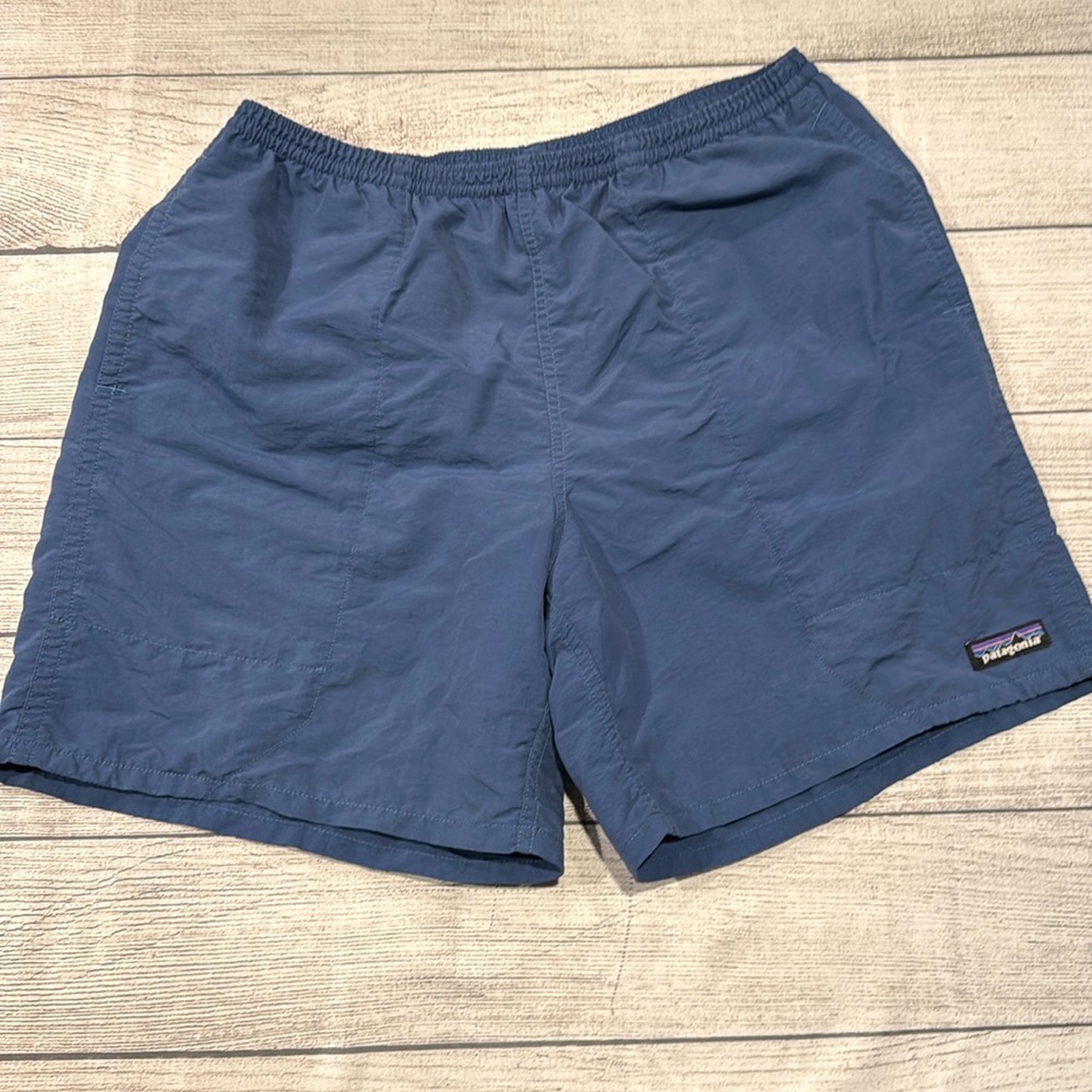 Patagonia Men’s Baggies Swim Board Shorts size M blue